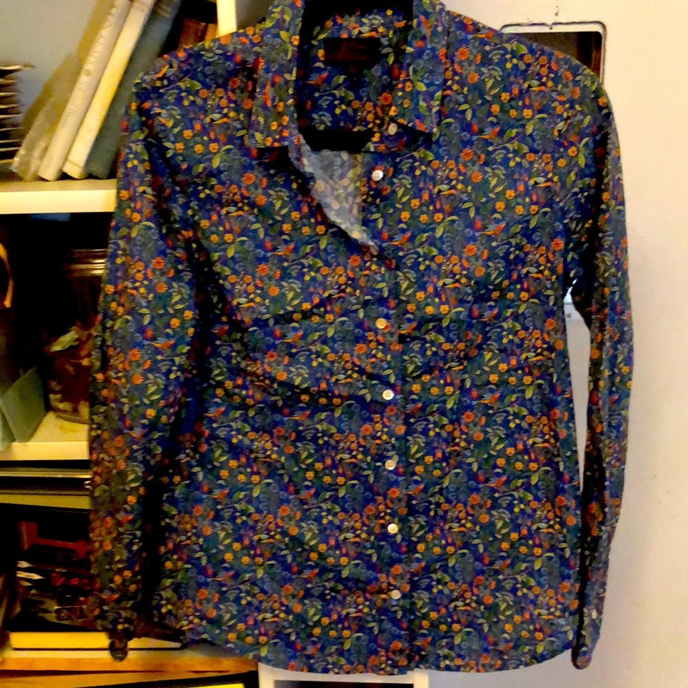 Liberty x J.Crew Floral Shirt Sz 6
